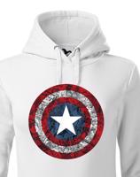 Dámská mikina s potiskem Kapitán Amerika - mikina pro fanoušky Marvel