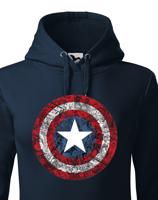 Dámská mikina s potiskem Kapitán Amerika - mikina pro fanoušky Marvel