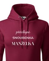 Dámská mikina s potiskem Přítelkyně - Snoubenka - Manželka