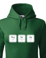 Dámská mikina s vtipným potiskem NaSrAt - mikina jen pro odvážné