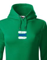 Dámská mikina Turistická značka – modrá | Styl pro milovnice turistiky