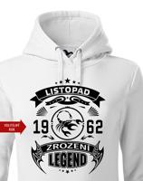 Dámská narozeninová mikina s vtipným potiskem zrození legendy