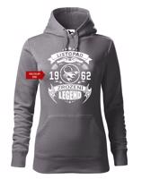 Dámská narozeninová mikina s vtipným potiskem zrození legendy