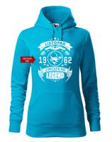 Dámská narozeninová mikina s vtipným potiskem zrození legendy