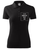 Dámská polokošile / triko s límečkem s vlastním potiskem