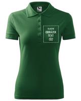 Dámská polokošile / triko s límečkem s vlastním potiskem