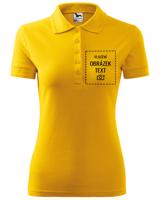 Dámská polokošile / triko s límečkem s vlastním potiskem