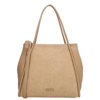 Dámská shopper kabelka Charm London Paris - Light Taupe