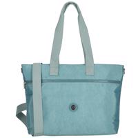 Dámská shopper taška Crinkle Enrico Benetti 15" - tyrkysová