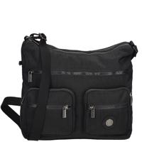 Dámská taška na rameno multipocket Crinkle Enrico Benetti - černá