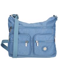 Dámská taška na rameno multipocket Crinkle Enrico Benetti - modrá