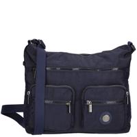 Dámská taška na rameno multipocket Crinkle Enrico Benetti - navy