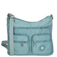 Dámská taška na rameno multipocket Crinkle Enrico Benetti - tyrkysová