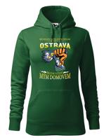 Dámská vlastenecká mikina  s potiskem volitelného města