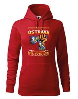 Dámská vlastenecká mikina  s potiskem volitelného města