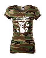 Dámské běžecké tričko Běhám jako kráva abych vypadala jako kočka