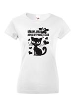 Dámské běžecké tričko Běhám jako kráva abych vypadala jako kočka