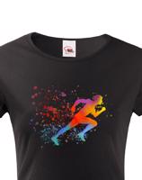 Dámské běžecké tričko s potiskem běžce - tričko pro milovníky běhu