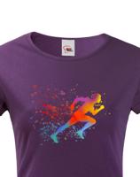 Dámské běžecké tričko s potiskem běžce - tričko pro milovníky běhu