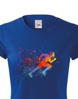 Dámské běžecké tričko s potiskem běžce - tričko pro milovníky běhu