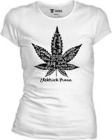 Dámské bílé tričko Elektrick Mann - List