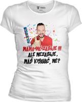 Dámské bílé tričko Michal Kavalčík - Máma mě zabije
