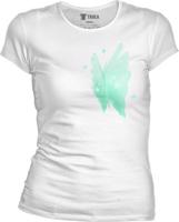 Dámské bílé triko Klárka - Motýl