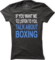 Dámské boxerské tričko Talk Boxing