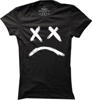 Dámské casual tričko Sad face