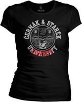 Dámské černé tričko Čermák Staněk Comedy - University