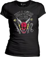 Dámské černé tričko Hellfire Club