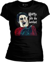 Dámské černé tričko Nerdopolis - Jdu do baráku
