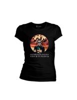 Dámské černé tričko Nerdopolis - Plán C4 výbuch