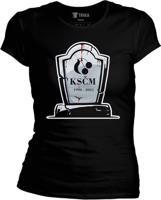 Dámské černé tričko Pavel Novotný - RIP KSČM