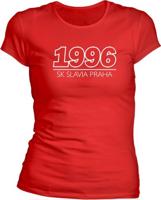Dámské červené tričko Slavia futsal - 1996 SKSP