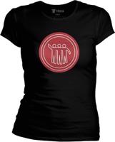 Dámske čierne tričko UK Družba