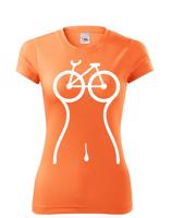 Dámské cyklistické tričko Cyklo silueta