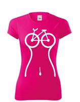 Dámské cyklistické tričko Cyklo silueta