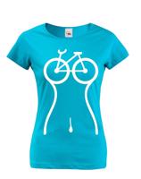 Dámské cyklistické tričko Cyklo silueta