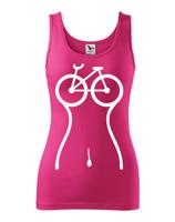 Dámské cyklistické tričko Cyklo silueta
