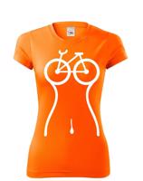 Dámské cyklistické tričko Cyklo silueta