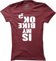 Dámské cyklistické tričko Is my bike Ok?