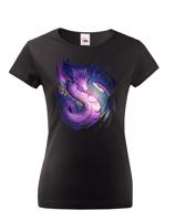 Dámské fantasy tričko s magickým drakem - tričko pro milovníky draků