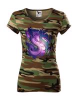 Dámské fantasy tričko s magickým drakem - tričko pro milovníky draků