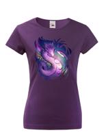 Dámské fantasy tričko s magickým drakem - tričko pro milovníky draků