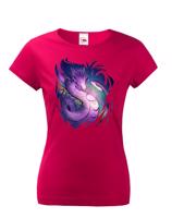 Dámské fantasy tričko s magickým drakem - tričko pro milovníky draků