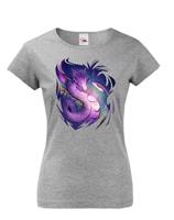 Dámské fantasy tričko s magickým drakem - tričko pro milovníky draků