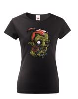 Dámské fantasy tričko s potiskem Zombie - dárek pro milovníky Zombie