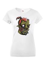 Dámské fantasy tričko s potiskem Zombie - dárek pro milovníky Zombie