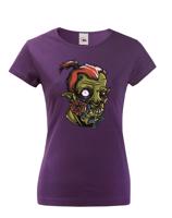 Dámské fantasy tričko s potiskem Zombie - dárek pro milovníky Zombie